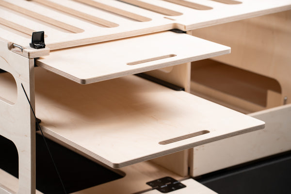 Stauraum und Ablagen