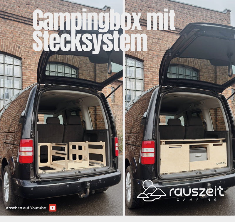 Campingbox mit Stecksystem Einbau in Hochdachkombi